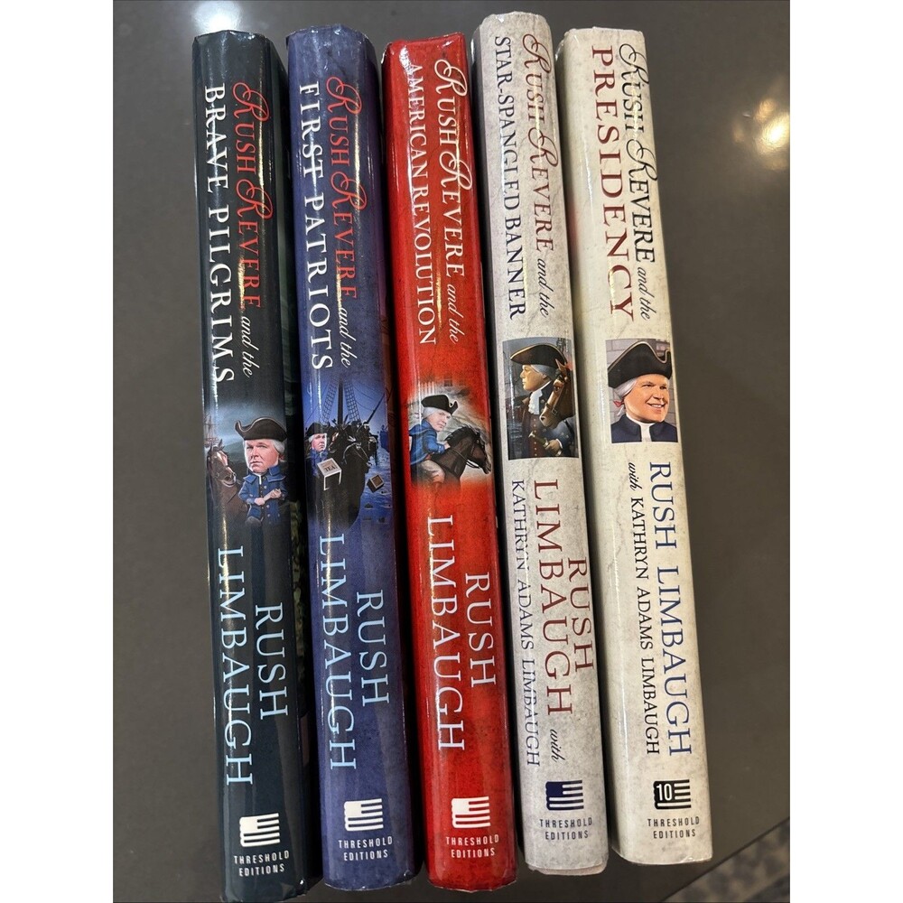 Rush Revere Series Set Of 5 Hardcover Books Rush & Kathryn Adams Limbaugh School